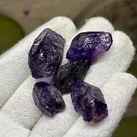 Purple Amethyst Faceting Rough Loose Gemstone