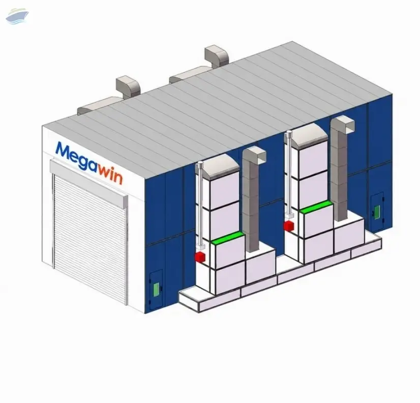 MGW-BS16 Diesel-Heat Bus Spray Booth