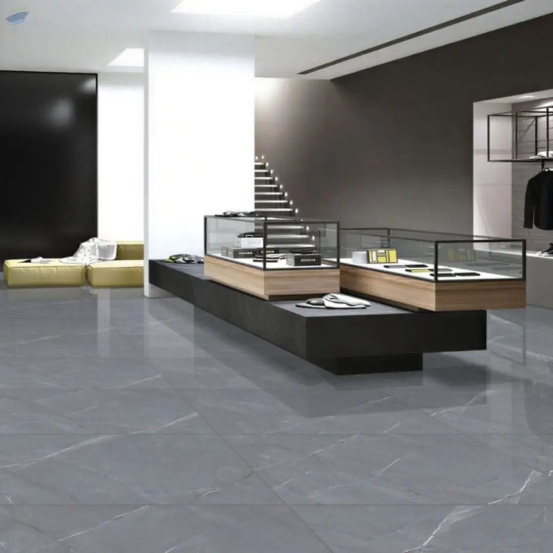 Angelo Dark Grey Mall Tiles 600 X 1200 Mm