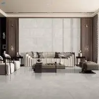 Platinum Silver Glossy Living Room Tile 600 x 12