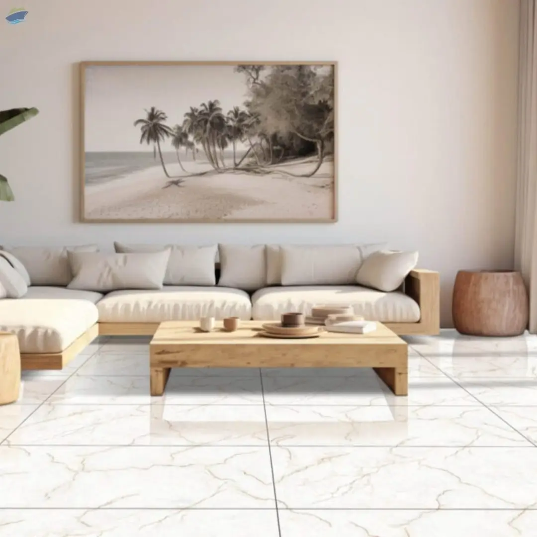 Harmony Bianco Endmatch Ivory Living Room Tile  