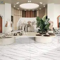 Pokhara White Endmatch Mall Tile 600 x 1200 mm
