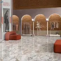 Nexon White Glossy Mall Tile 600 x 1200 mm