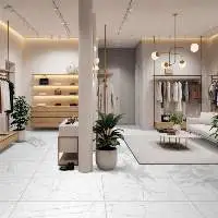 CR-21018 Carving White Mall Tile