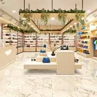 Cicilia Crema Glossy Beige Mall Tiles