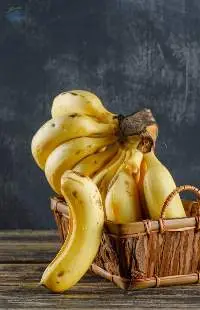 Fresh And Naturally Sweet Yellow Bananas