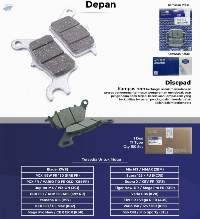 Motorcycle Brake Pads