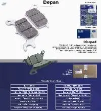 Motorcycle Brake Pads