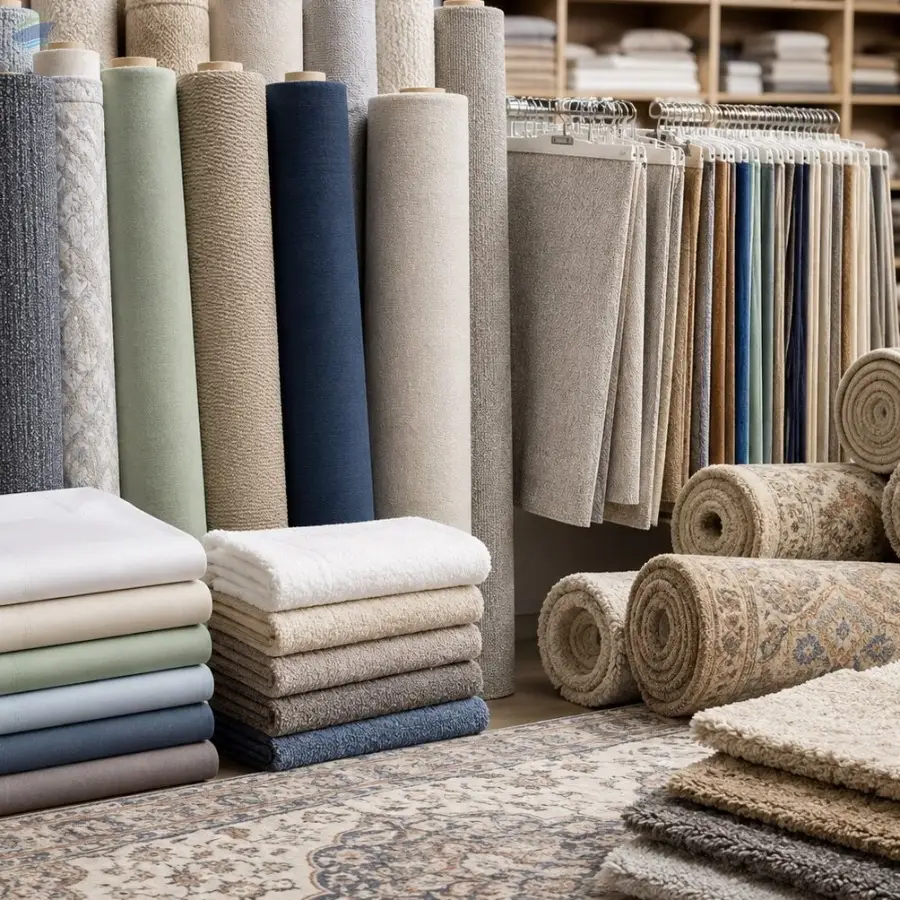 Textiles, Fabrics & Carpets