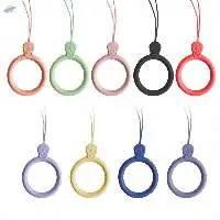 Silicone Finger Ring Lanyard Phone Strap Bulk