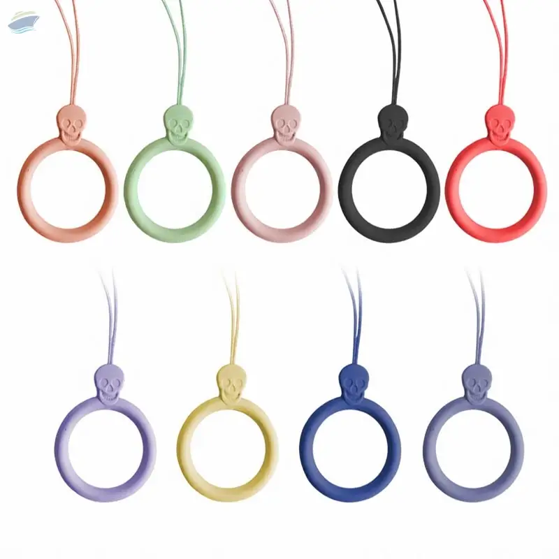 Silicone Finger Ring Lanyard Phone Strap Bulk