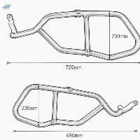 Motorcycle Crash Bars for Model-Specific Fitment