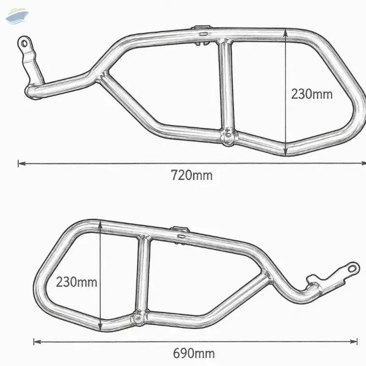 Motorcycle Crash Bars for Model-Specific Fitment
