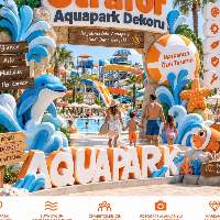 Custom Styrofoam Aquapark Decor