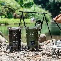 GOTRAL Portable Wood Pellet Camping Stove