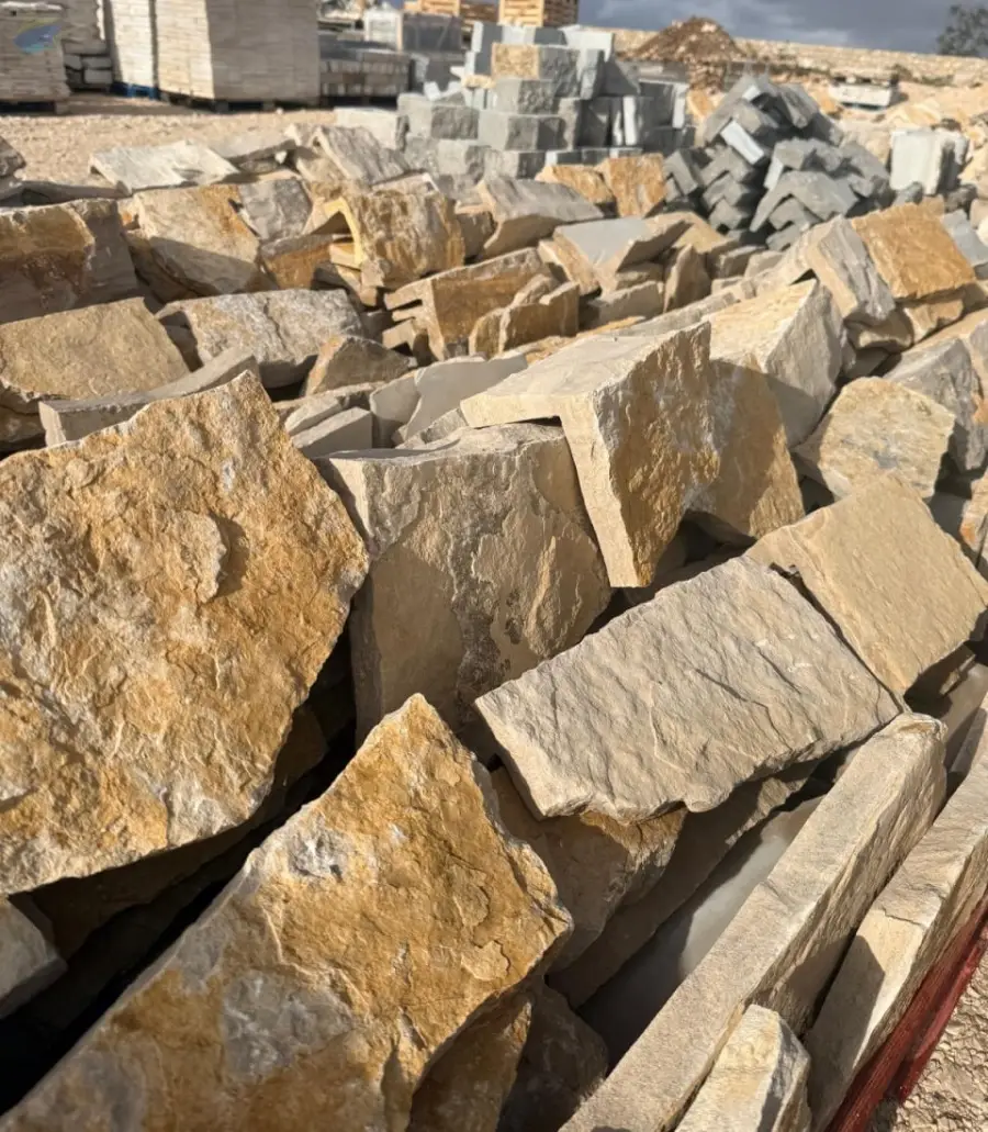 Portuguese Gold Rustic Limestone Irregular Split