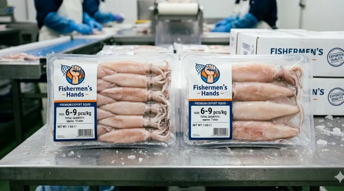 Premium Whole Frozen Squid 