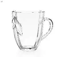 Clear Glass Tea Mug - Apple 19CL