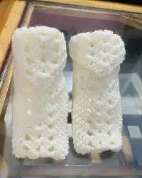 Handmade Crochet Newborn Baby Booties