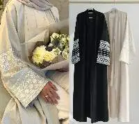Premium Quality Finishing Work Abayas