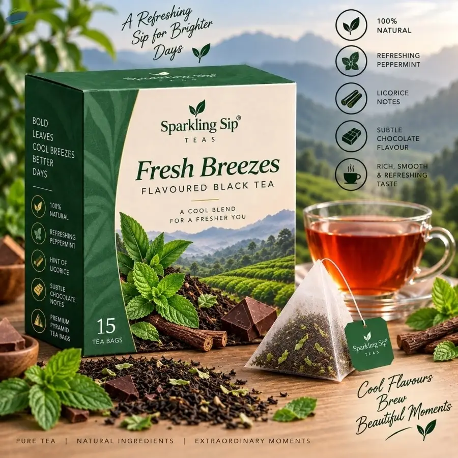 Fresh Breezes- Flavoured Black Tea
