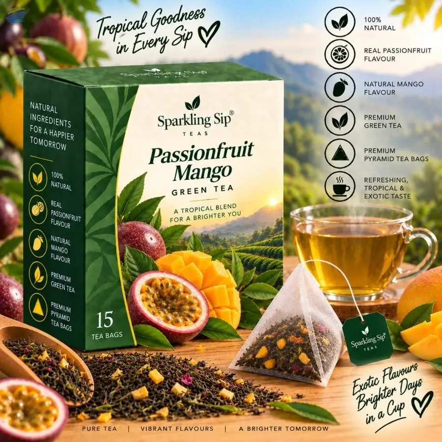 Premium Passionfruit Mango- Green Tea