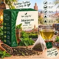 Premium Grade Moroccan Mint- Green Tea