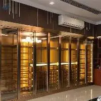 VIPHONYA Bar Cabinet ROYAL METAL Liquor Display