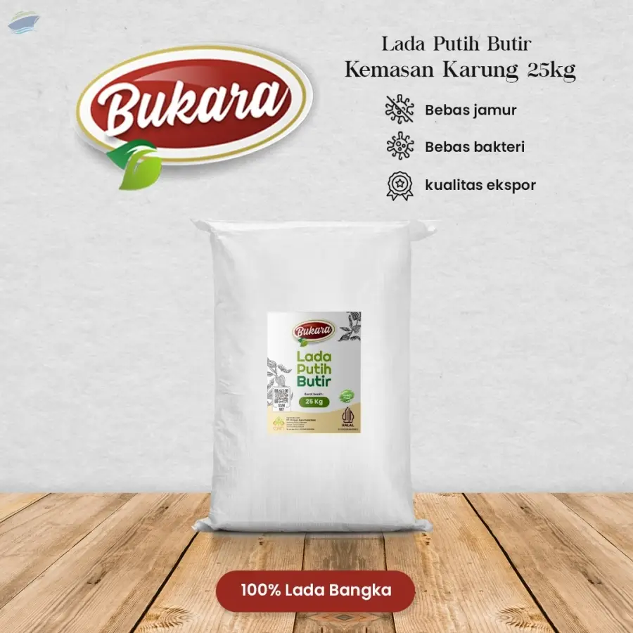 Muntok White Pepper Double Washed 25 KG