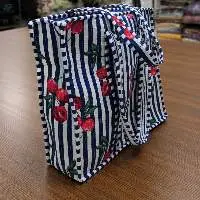 Cotton Tote Quilted Block-Printed