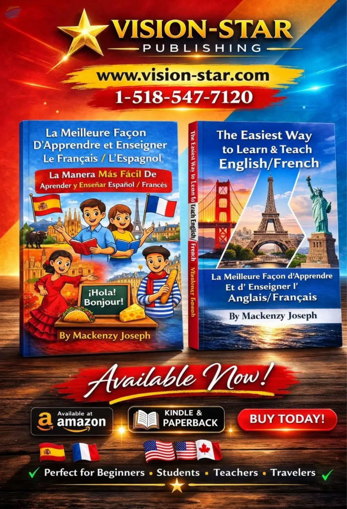 Bilingual Books French/Spanish / English/French