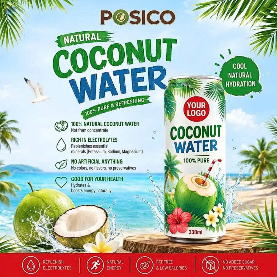 Coconut Water In Aluminum Can