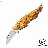 Topknivesllc Fish Handle Mini Folding Knife