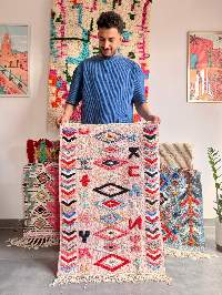 Handmade Moroccan Cotton Rugs Wholesale