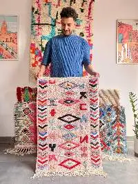 Handmade Moroccan Cotton Rugs Wholesale