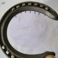Drop Forged Steel Racing Horseshoe Size 6