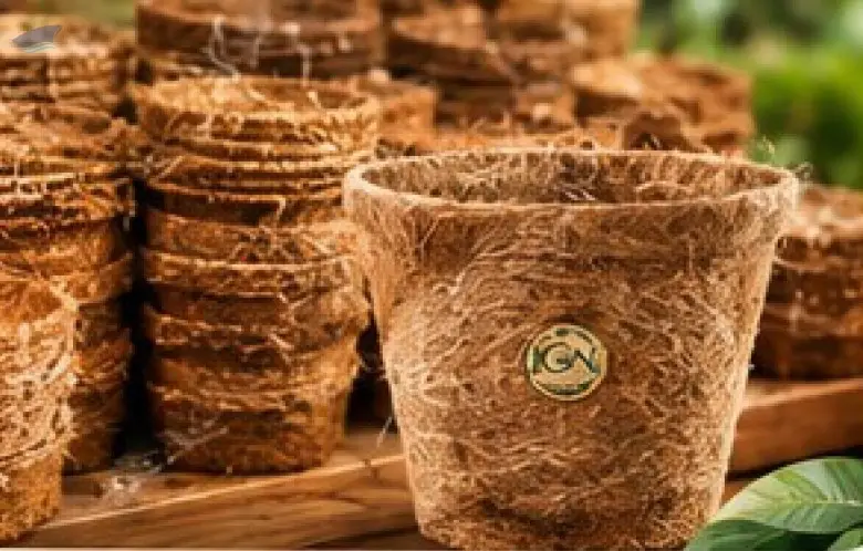 Coir Fiber Pots For Nursery And Plant Growing
