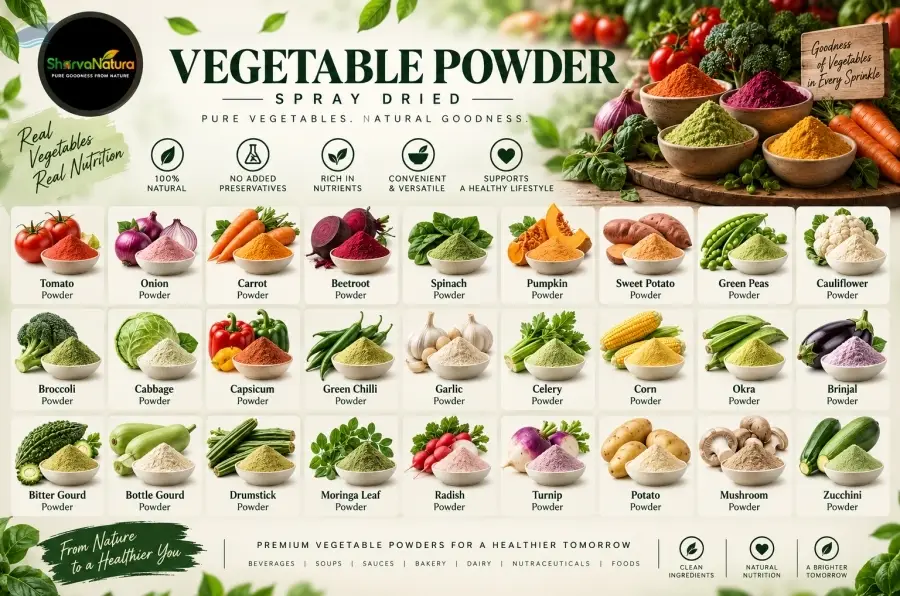 Spray Dried Vegetable Powder