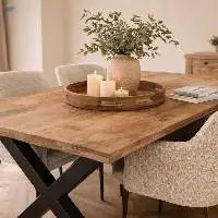 Rectangular Mango Wood Dining Table 180-240 cm