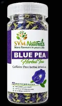 Blue Pea Flowers