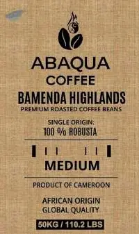 Premium Roasted Coffee Whole Beans, Robusta