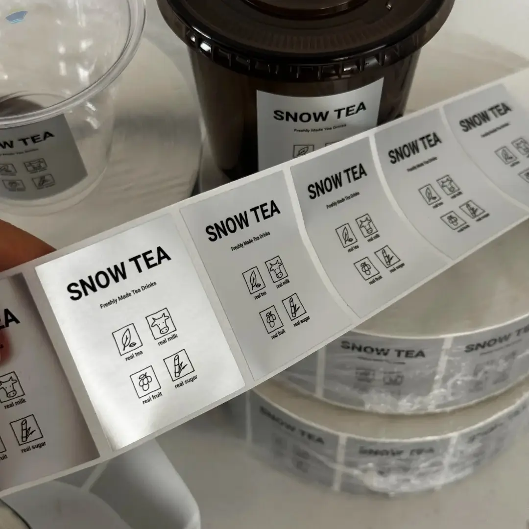 Matte Silver Self-Adhesive Labels