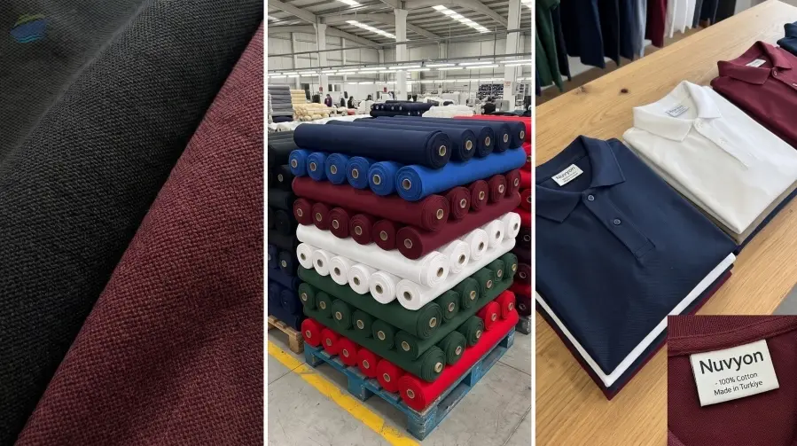 Classic Cotton Pique Fabric for Polo Shirts