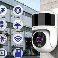 Tuya 4MP Outdoor Dual Lens PTZ Camera