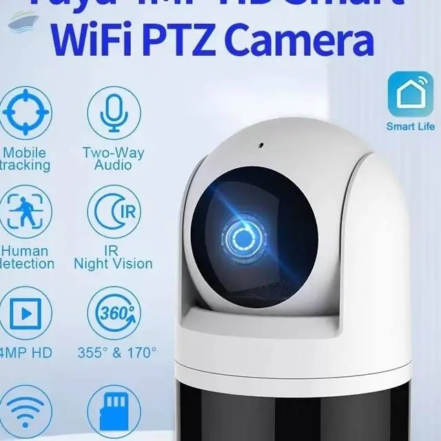 Tuya 4MP Indoor WiFi PTZ Camera
