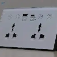 Tuya ZigBee Wall Socket USB A+C 13A