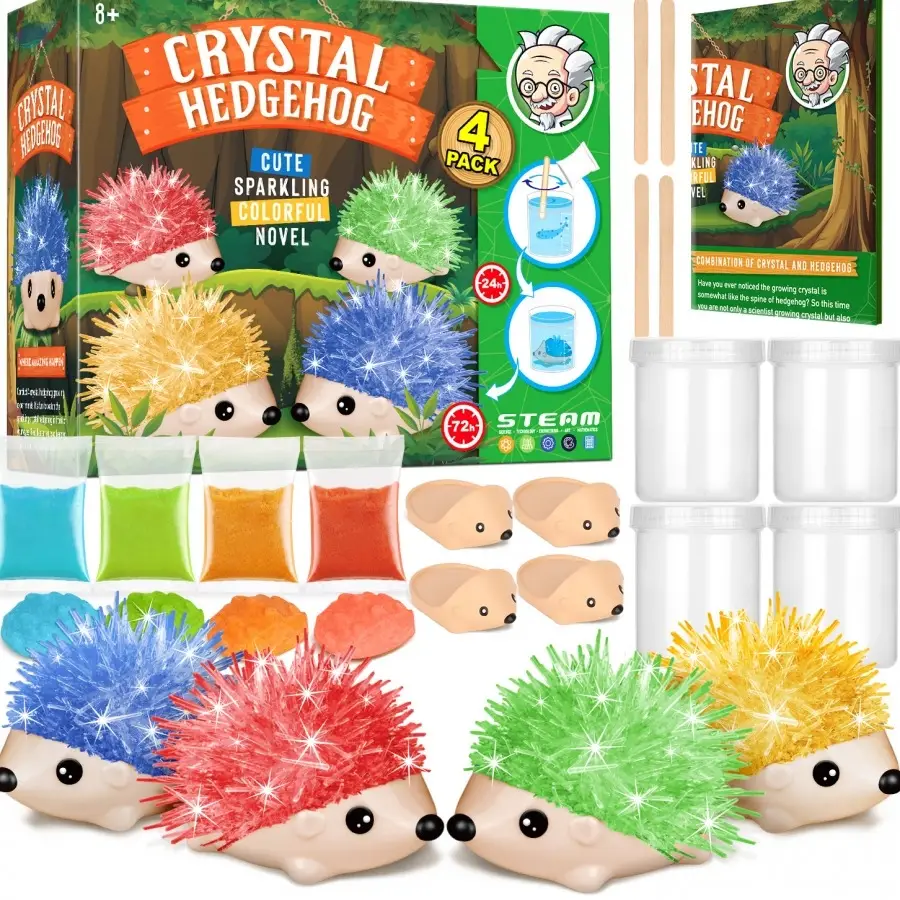 Crystal Hedgehog Growing Kit - 4 Pack