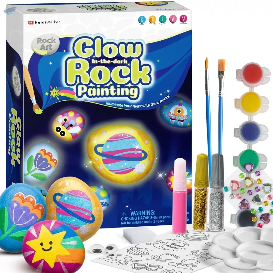 Glow In The Dark Rock Painting