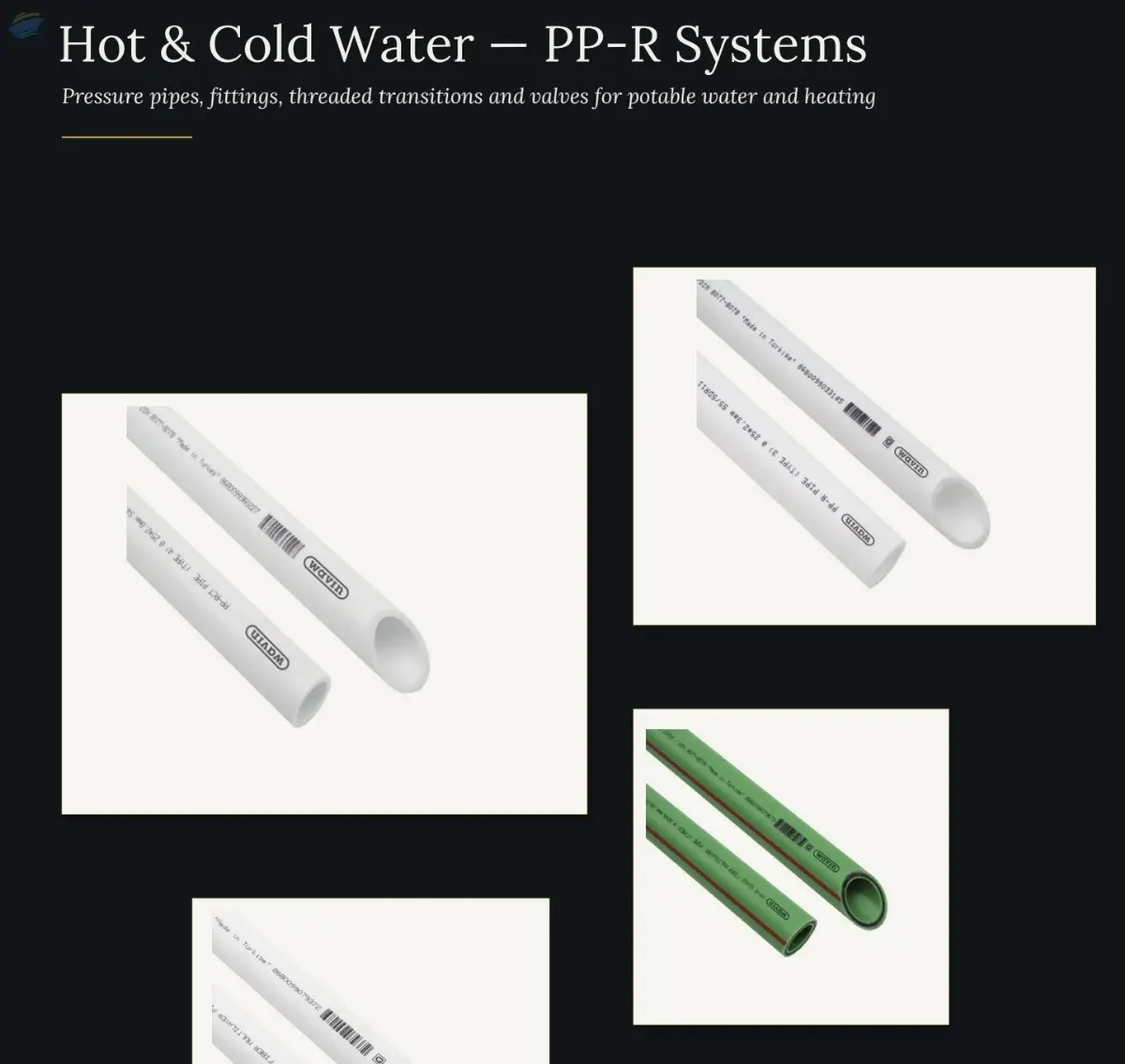 EkoG Pipes PPR-PEX