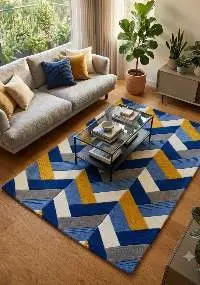 Handmade Tufted Woolen Carpet